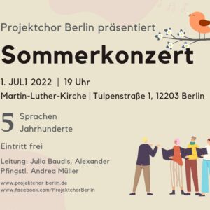 Flyer Konzert 2022